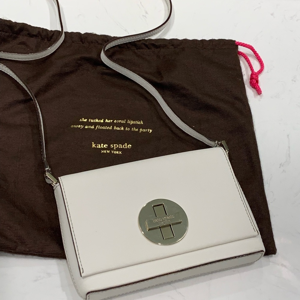 Kate spade white crossbody